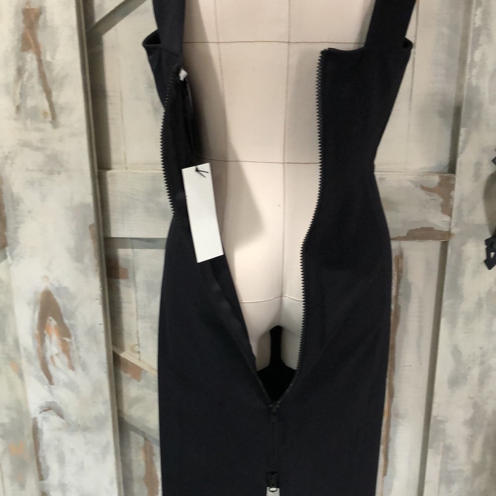 Veronica Beard sleeveless V- neck scuba sheath dress - Picture 7 of 13